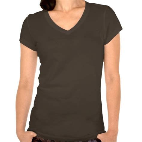 Plain chocolate brown t-shirt for women, ladies | Zazzle