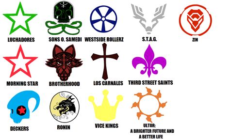 Saints Row, gang tags by THESHADOWVOCALOIDFAN on DeviantArt