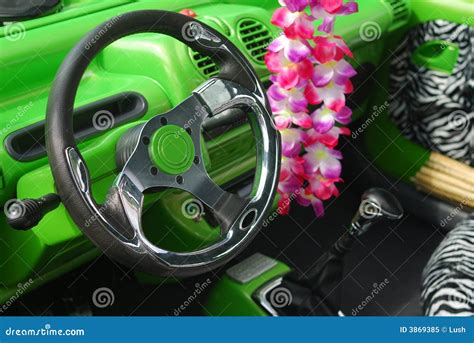 Inside the green car stock image. Image of gearshift, inside - 3869385