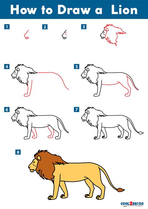 Lion How To Draw Step Lion Draw Drawing Lessons Step By Step Drawing | Porn Sex Picture