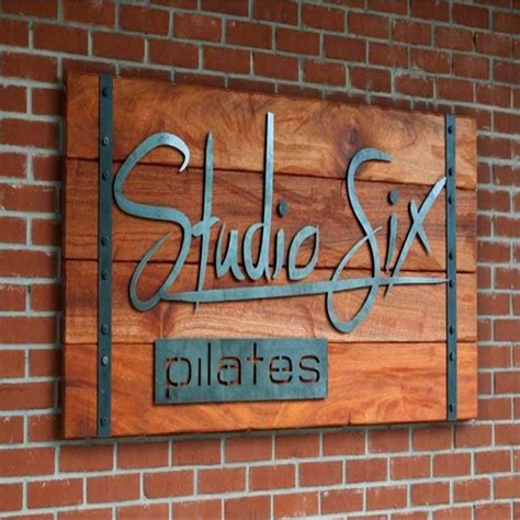 Wood & Metal Signs Wooden signboard Any Size Stud Mounted | Etsy in 2020 | Metal signage, Metal ...