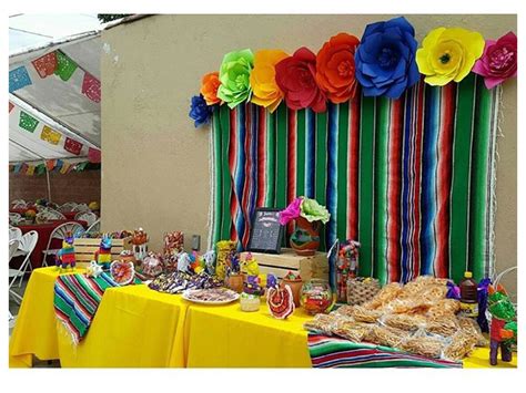 colorful candy table for my daughters mexican fiesta | Mexican party ...