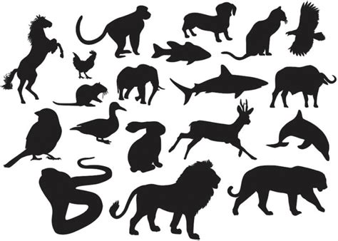 Animal vector free DXF files for silhouette - Free Vector