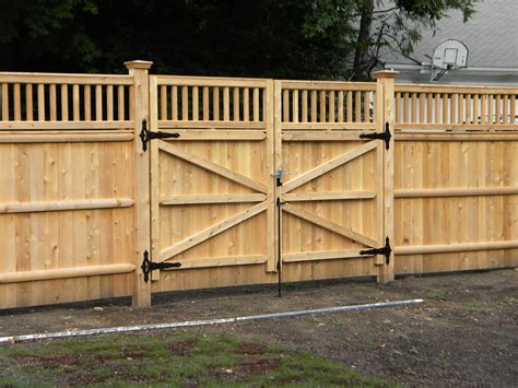 Building Wood Privacy Fence Gates - Image to u