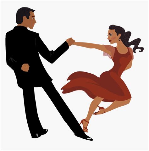 And Latin Ballroom Dancing Dance Men Tango Clipart - Salsa Dance Png, Transparent Png ...