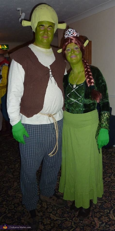 DIY Shrek and Princess Fiona Couples Costume