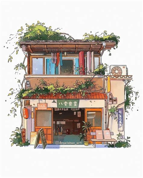 78 Cute Designs Of Japanese Houses By Angela Hao | Japanese house ...