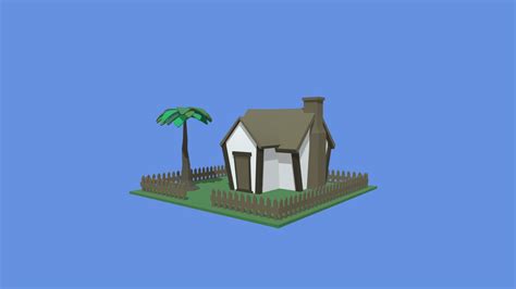 Simple House - Download Free 3D model by Laura_Pierce [60427cc] - Sketchfab