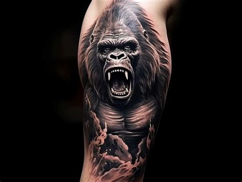 The Mighty Gorilla Arm Tattoo: Designs, Ideas, and More