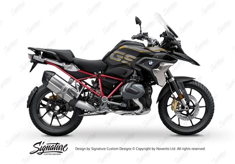 BMW R1250GS Style Exclusive GS Frame Stickers - Signature Custom Designs