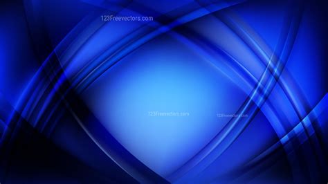 Abstract Royal Blue Curve Background Design