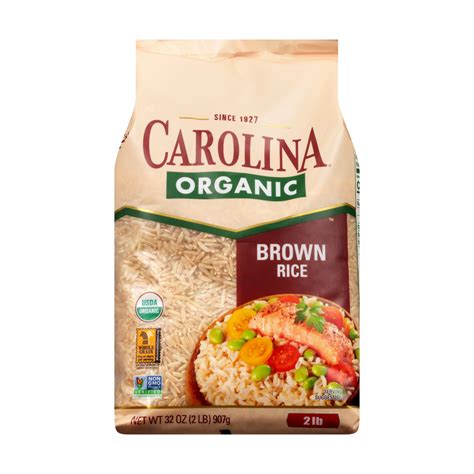 100% Whole Grain Organic Brown Rice | Carolina® Rice