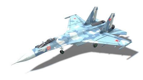 SU-27 Flanker Jet Fighter Aircraft - 3D model by FreakGames [9cc0f3f] - Sketchfab