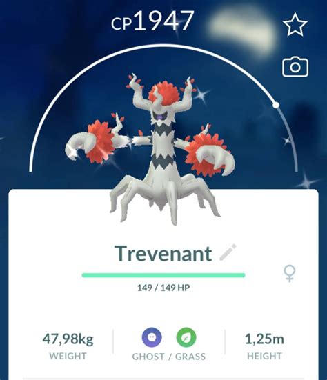 Pokemon Go Shiny Trevenant Pokemon Go Trade read - Etsy