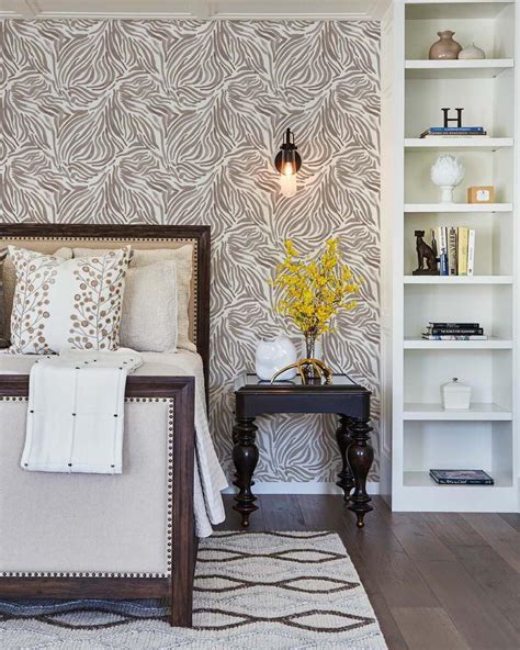 Transform Your Bedroom with a Stunning Wallpaper Feature Wall - Click Here for Inspiration!