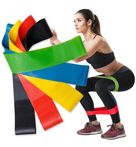 RUBBER EXERCISE BANDS 5x MINI BAND FITNESS SET SKU:020-A – Trade.Adamanta.eu