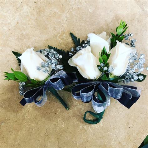 Wrist corsage & boutonnière set in Philadelphia, PA | Logan Floral Designs and Gifts