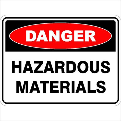 Hazardous Materials - Discount Safety Signs New Zealand