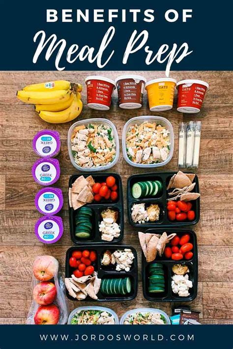 Top 10 Benefits of Meal Prep - Meal Prep Resources - Jordo's World