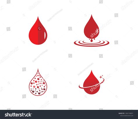 Blood Logo Vector Template Vector Stock Vector (Royalty Free) 1392158021 | Shutterstock