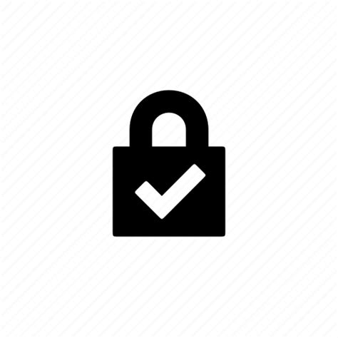 Check, lock, safety, security icon - Download on Iconfinder