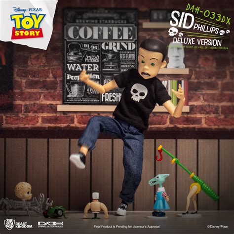 Beast Kingdom DAH-033DX Disney Pixar TOY STORY Sid Phillips 1:9 Scale – Beast Kingdom SEA