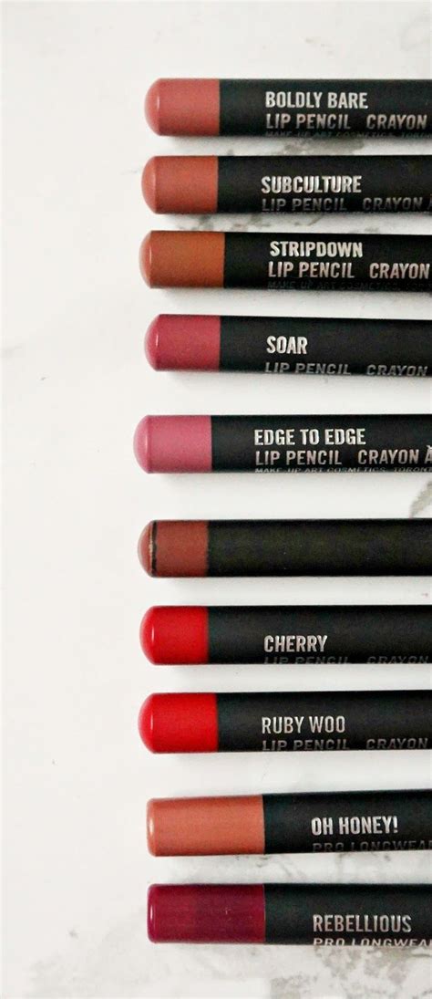 MAC Lip Liner, Lip Pencil, Boldly Bare, Subculture, Stripdown, Soar ...