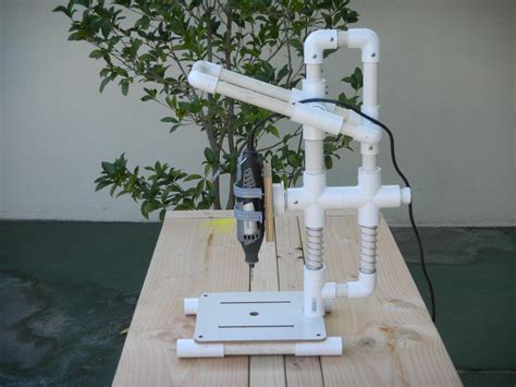 Pictures of a "build it yourself" PVC Drill Press