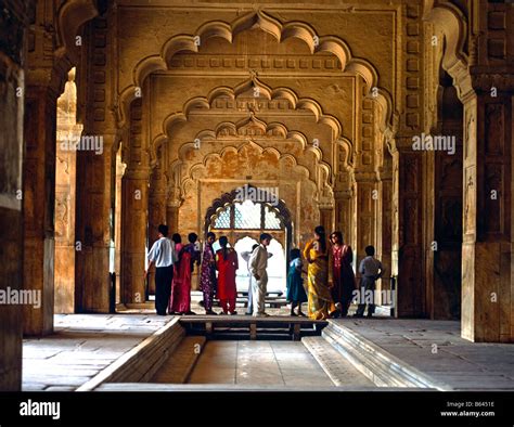 Interior Of The Red Fort Delhi India Asia Stock Photo - Alamy