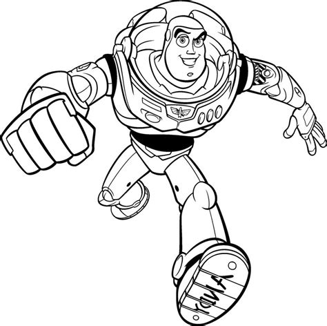 Buzz Lightyear Coloring Page