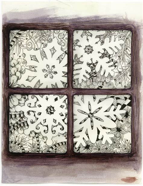 Zentangle: Snowflakes