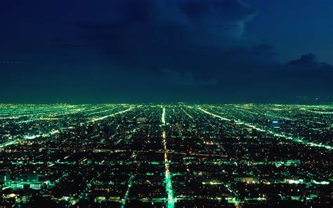 Aerial view of night city, landscape HD wallpaper | Wallpaper Flare