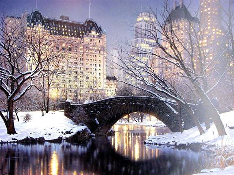 Central Park Winter Wallpapers - Wallpaper Cave