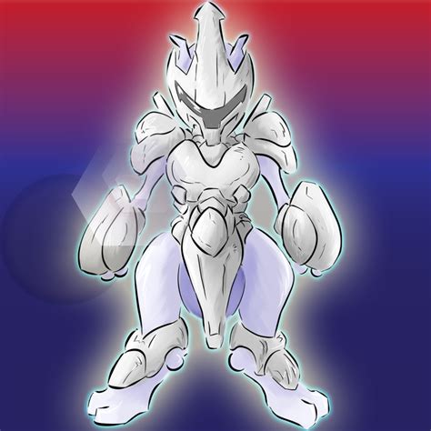 MewTwo in Armor 5000 by GoldFoxTail on DeviantArt