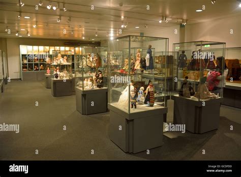 Interior of toy museum Spielzeugmuseum in Nuremberg, with displays ...