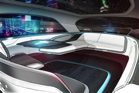 Audi Long Distance Lounge Concept reveals its car interior of the future