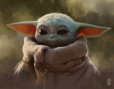 My Baby Yoda fan art : r/TheMandalorianTV