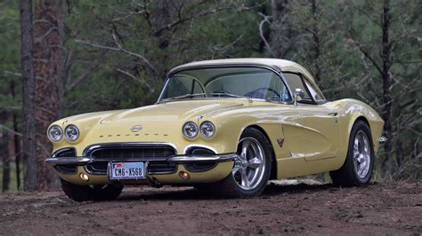 1962, Chevrolet, Corvette, c1 , Convertible, Cars, Yellow Wallpapers HD / Desktop and Mobile ...