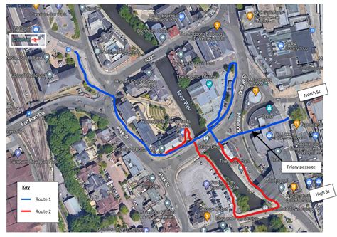 Safe Route to Guildford Station - GBUG Guildford Bike User Group