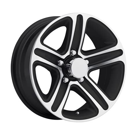 15" Aluminum Type T09 Black Trailer Wheel