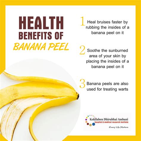 Benefits of Banana Peel - Health Tips from Kokilaben Hospital