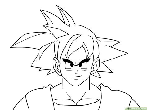 How To Draw Goku Super Saiyan 2 Full Body Let s learn how to draw super saiyan goku from dragon ...