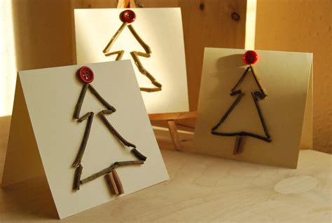 Tarjetas de navidad hechas a mano - Imagui