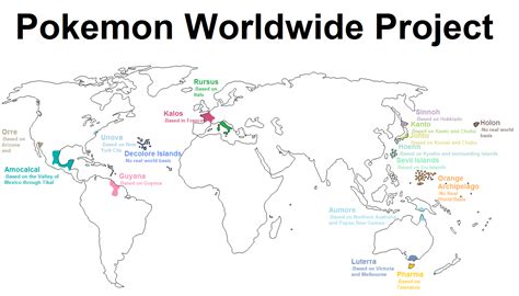 Pokemon World Map - Pokémon Photo (40823565) - Fanpop