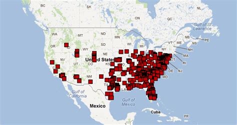 Chick Fil A Locations Map | World Map 07