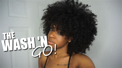 THE WASH N GO | USING ECO STYLER GEL - YouTube