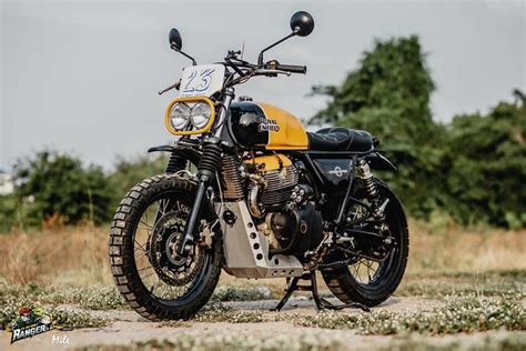 This Modified Royal Enfield Interceptor 650 Scrambler Is Mouth Watering