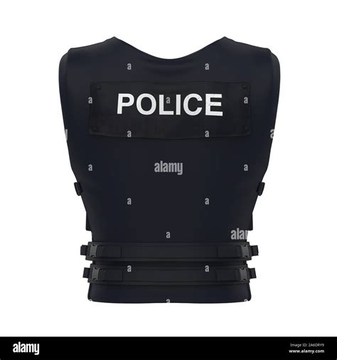 Bulletproof Vest Police Body Armor Isolated Stock Photo - Alamy