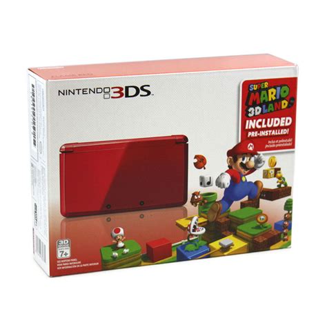 Nintendo 3DS (with Super Mario 3D Land Flame Red Edition Pre-Installed)