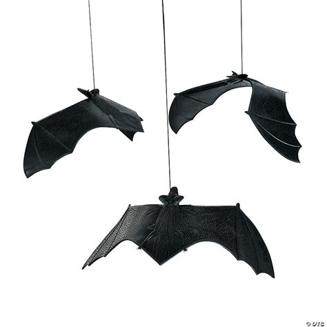 Hanging Bats Halloween Decorations - 12 Pc. | Oriental Trading